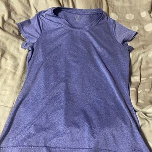 Stylish Purple Short Sleeve Women's Tee